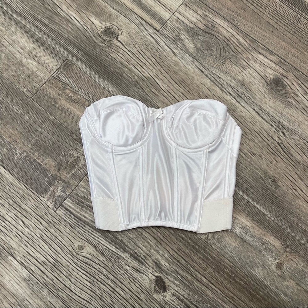 Vintage Victoria’s Secret White Silk Corset Top